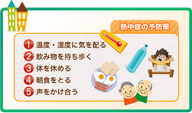 熱中症対策は生活習慣の見直しから