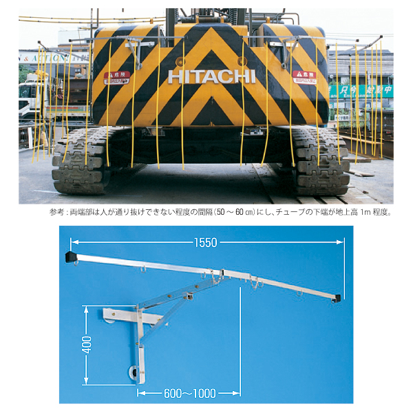 予約中！】 重機接触 はさまれ防止装置 セーフティブラボー 建設用重機用 ４台１セット つくし工房