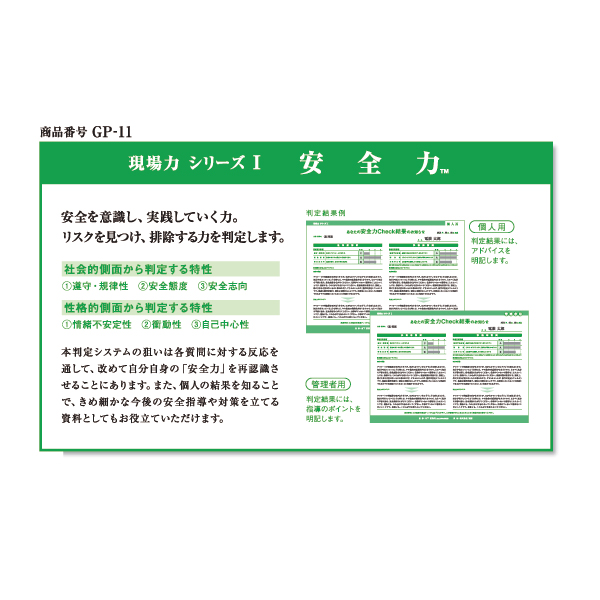 現場力シリーズ 安全力 チェックシート単体 安全標識 安全用品 安全工事看板の つくし工房