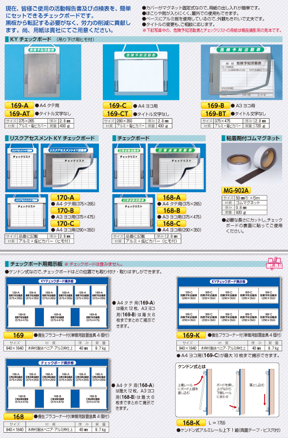 人気絶頂 マグネットボード ビニールタイプ ＫＹボード 危険予知活動 Ａ４ ヨコ 工事 工事看板 危険予知活動表 工事現場 